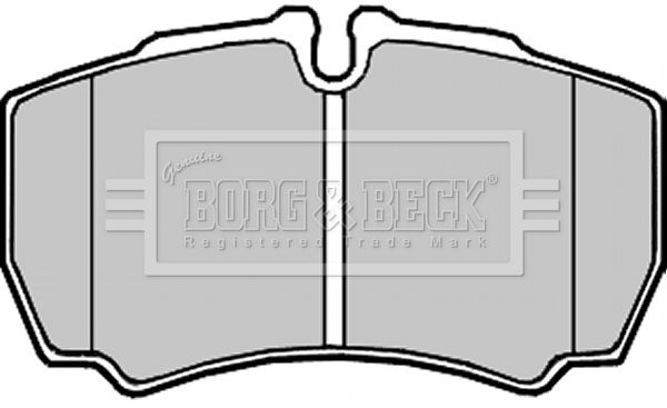 BORG & BECK Bremžu uzliku kompl., Disku bremzes BBP2337